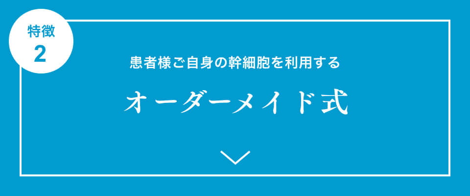 特徴2 オーダーメイド式